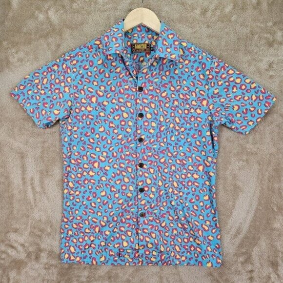 chenaski Other - chenaski Shirt Cool Retro Style Pattern 60s 70s Look Funky Button-Down Mens Sz M